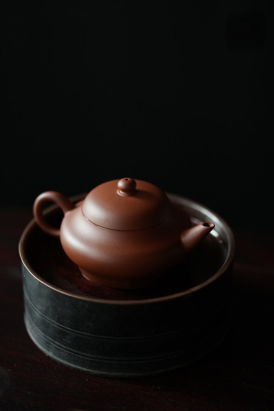 Chaozhou Hand-Thrown Zhuni Shubian Teapot