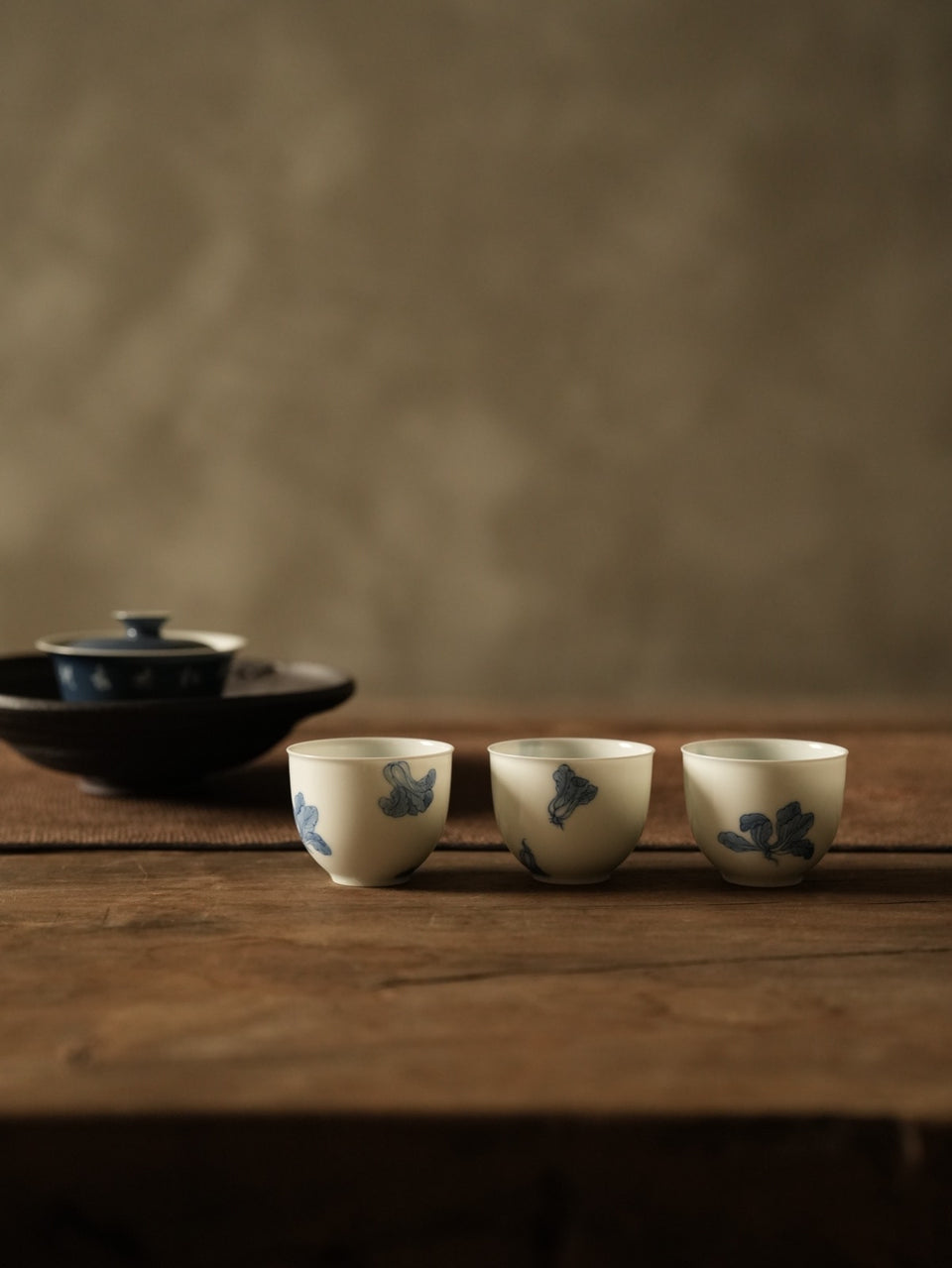 Blue and White “Cabbage” Gongfu Teacup