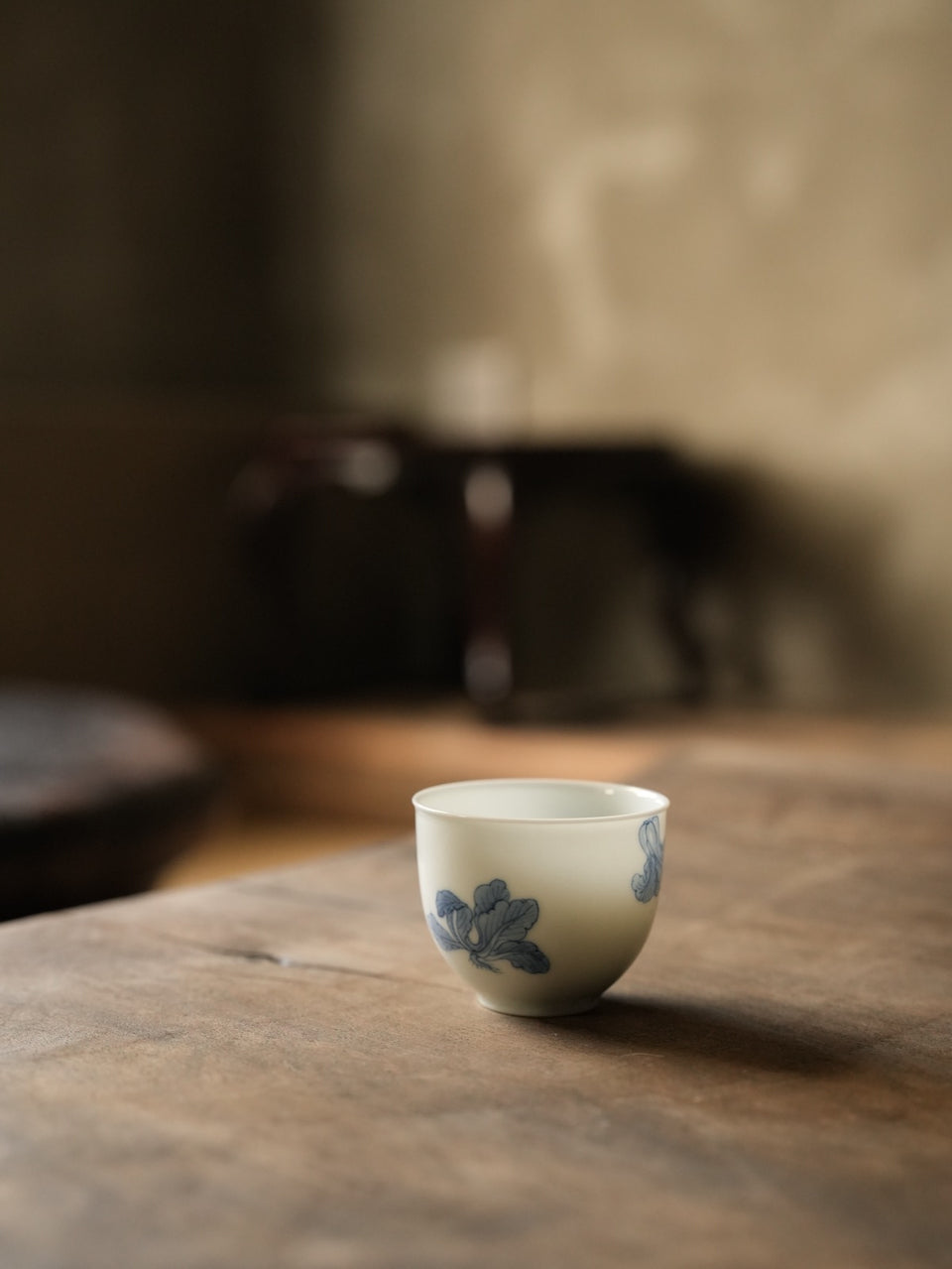 Blue and White “Cabbage” Gongfu Teacup