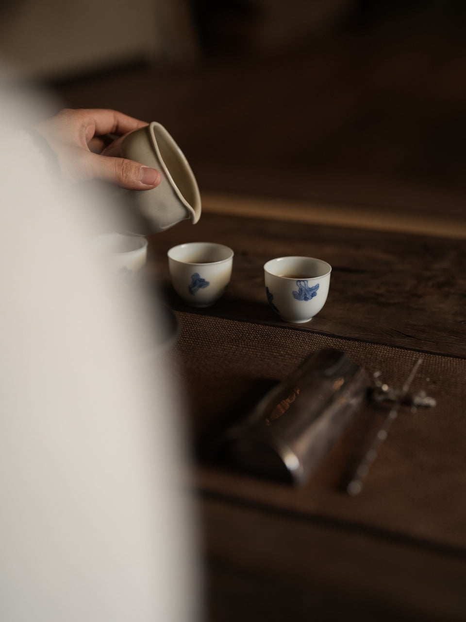 Blue and White “Cabbage” Gongfu Teacup
