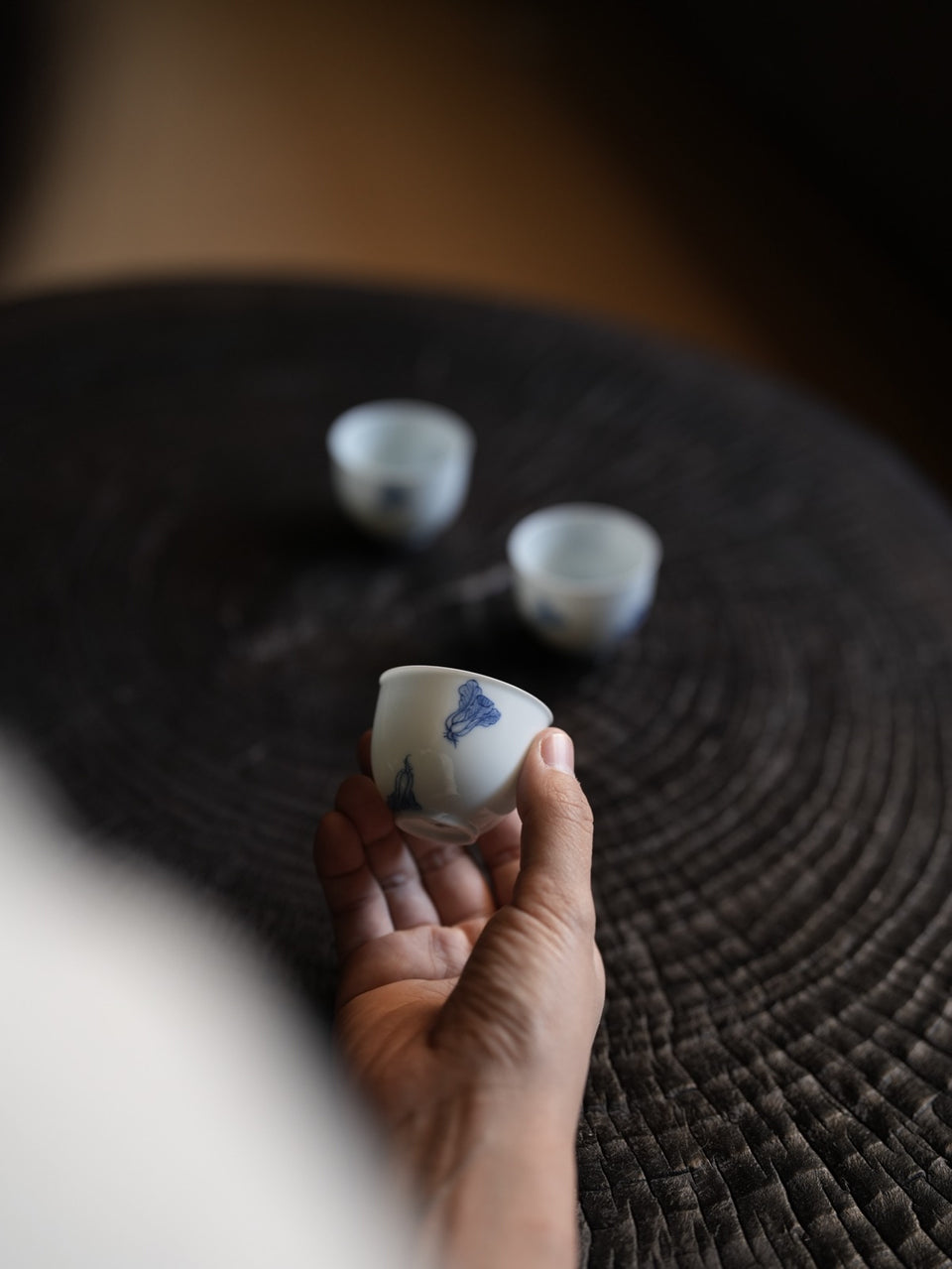 Blue and White “Cabbage” Gongfu Teacup