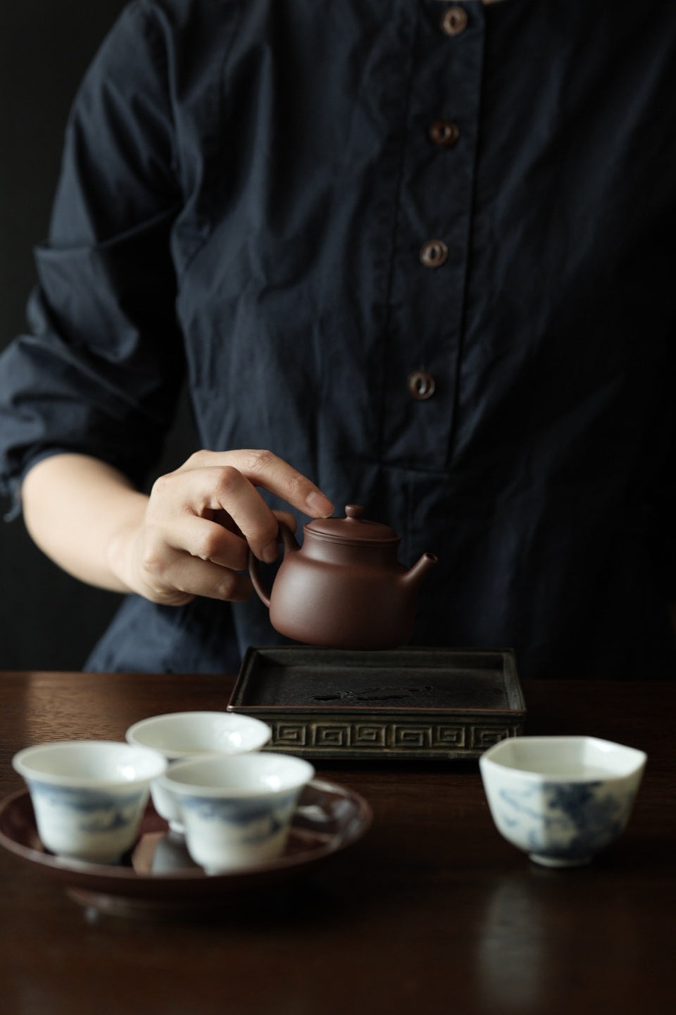 “Yan Xin” Aged Zini Clay Teapot