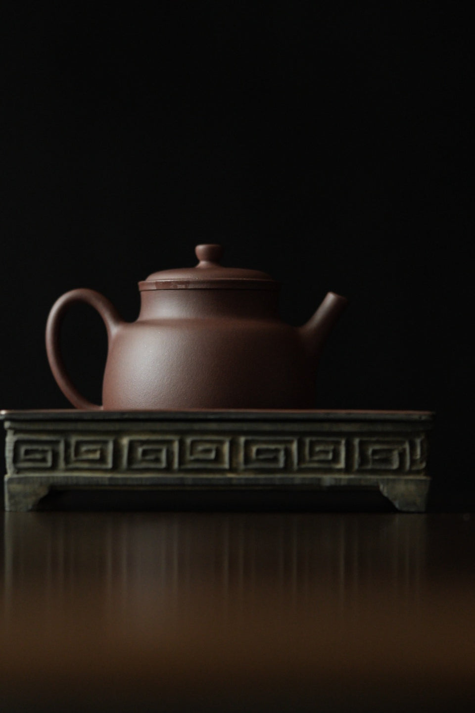 “Yan Xin” Aged Zini Clay Teapot