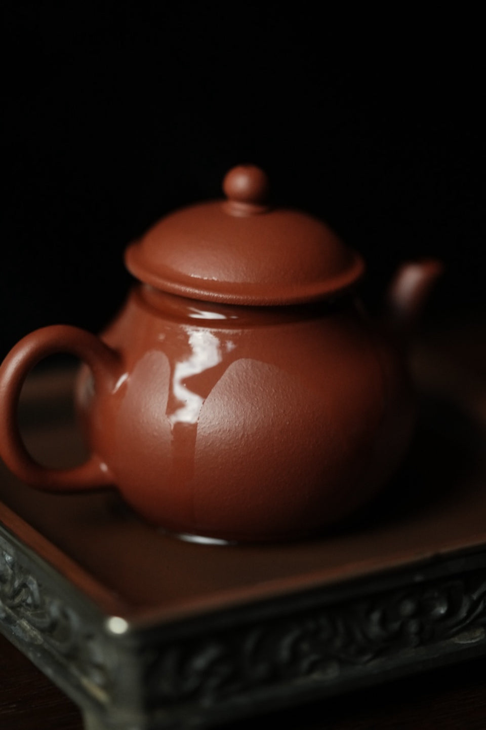 Yixing Zhuni Pan Hu Teapot