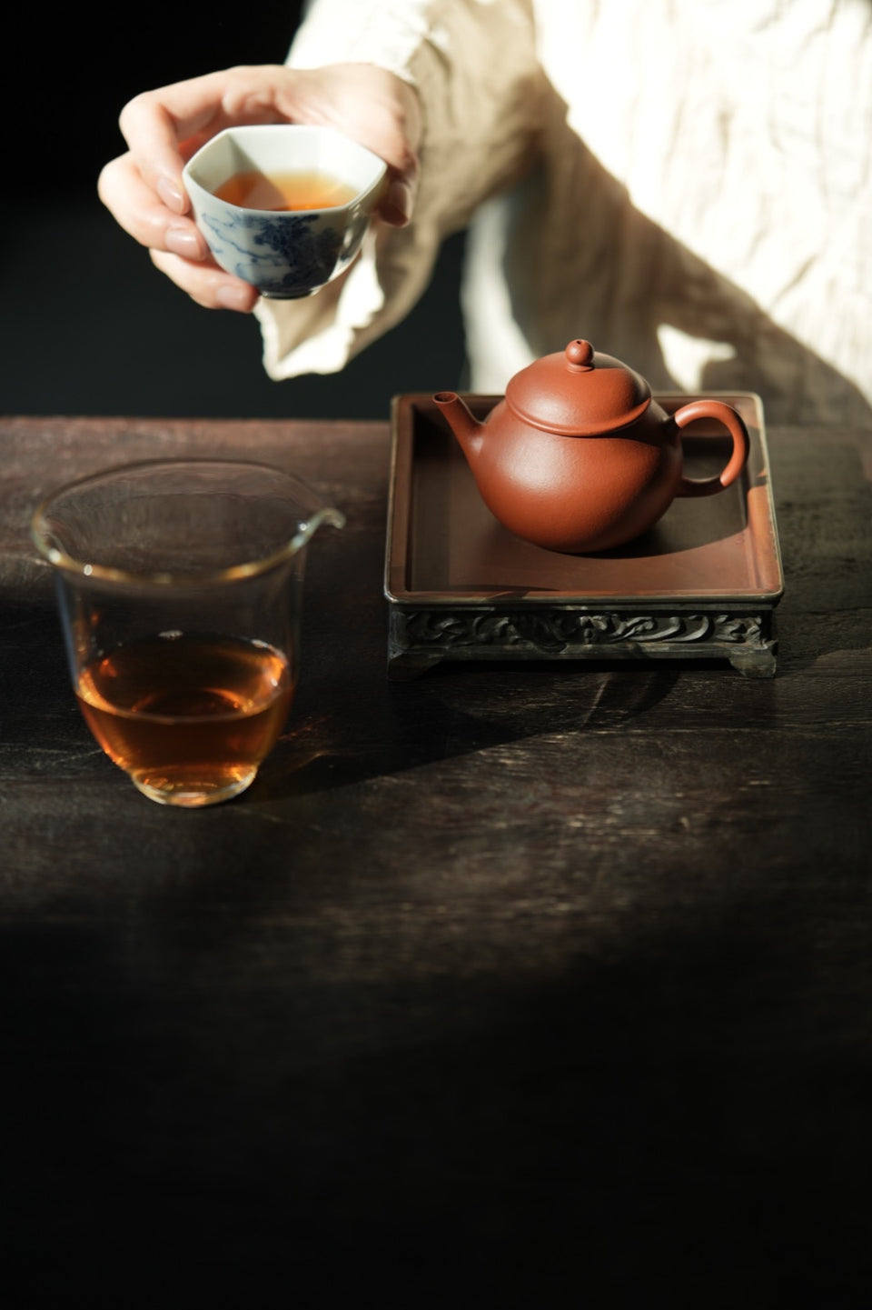 Yixing Zhuni Pan Hu Teapot