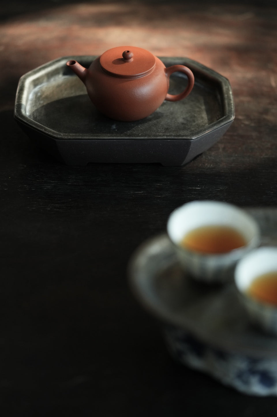 Yixing Zhuni Flat-Lid Shuiping Teapot · 110ml