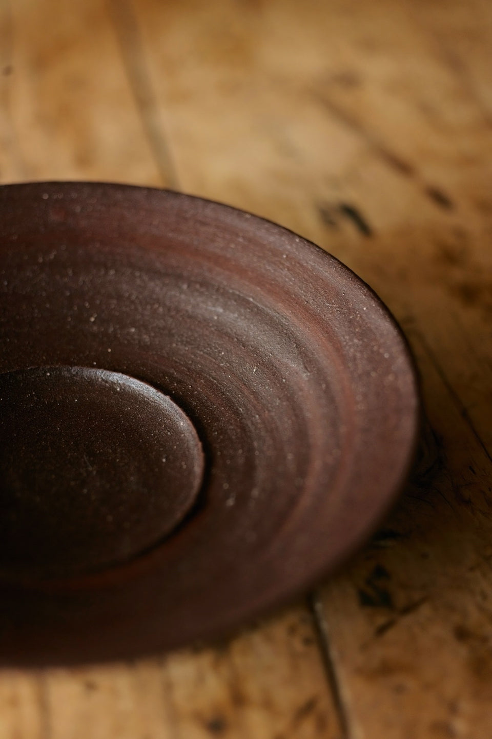 Dark Brown Coarse Clay Tea Tray Hucheng