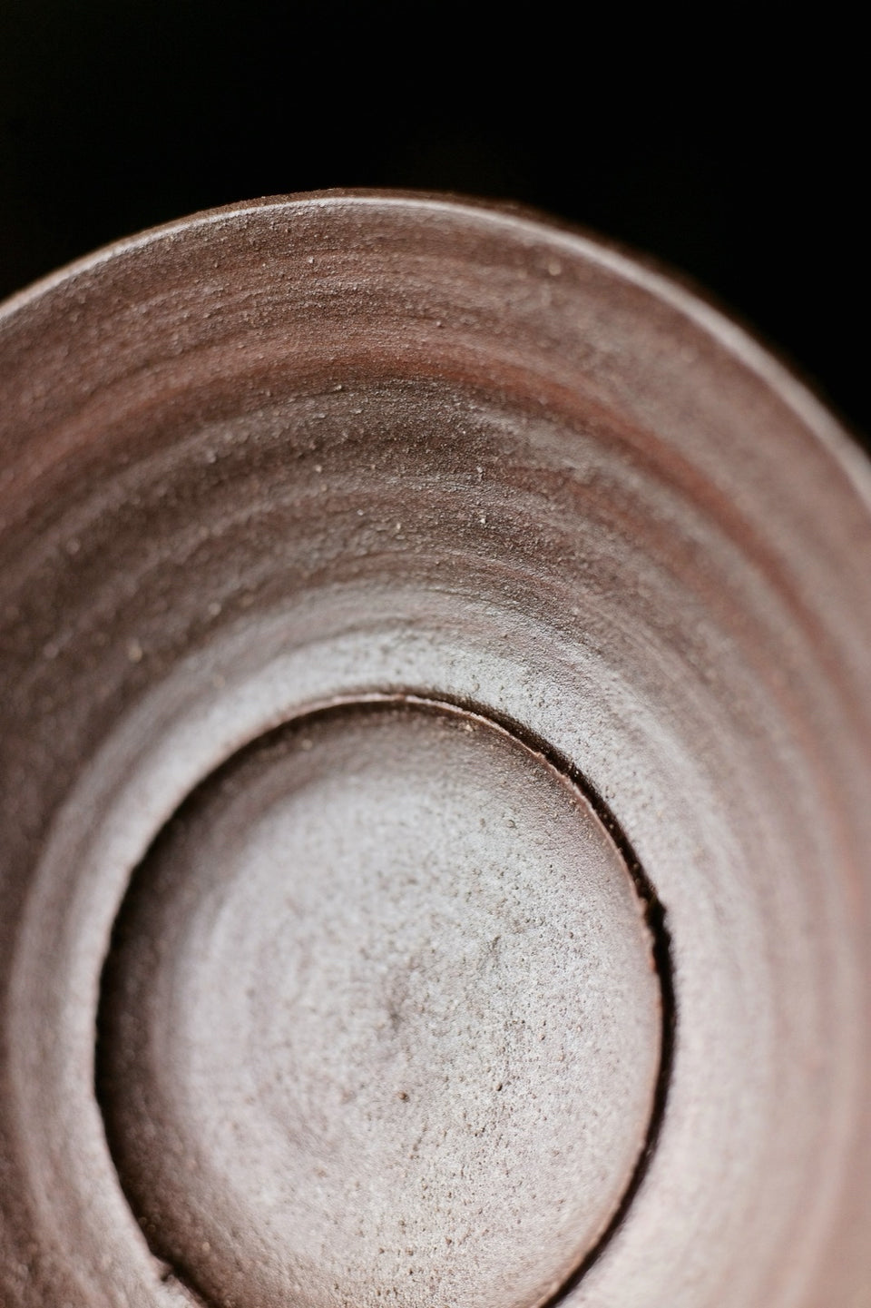 Dark Brown Coarse Clay Tea Tray Hucheng