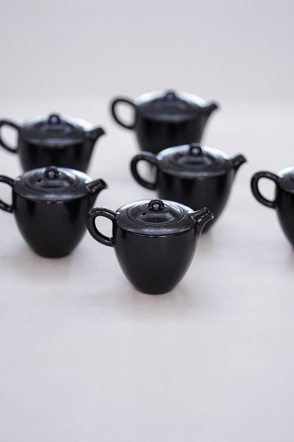 Black Glaze & Black Pottery Teapot