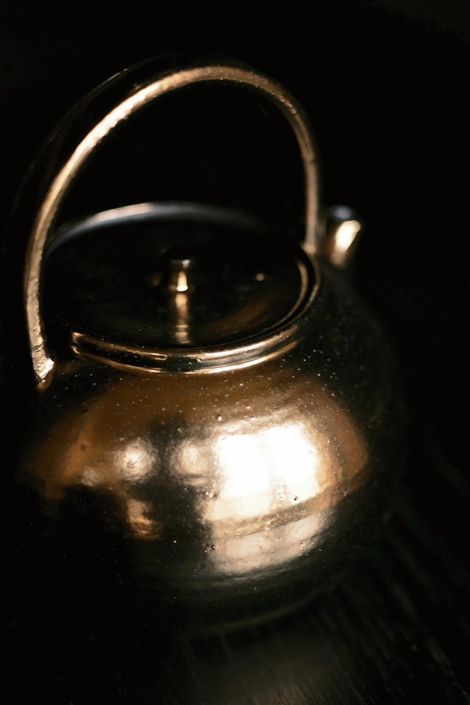 Golden Sunset Tea Kettle