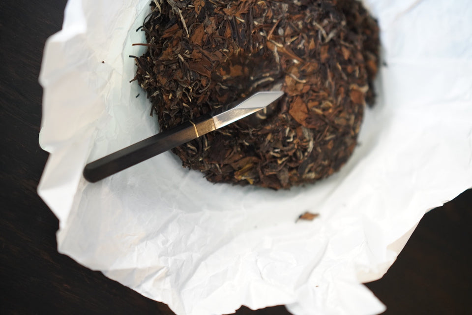 Geometric, Dark-Wood Pu'er Tea Picks