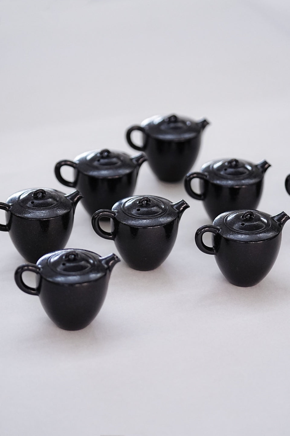 Black Glaze & Black Pottery Teapot