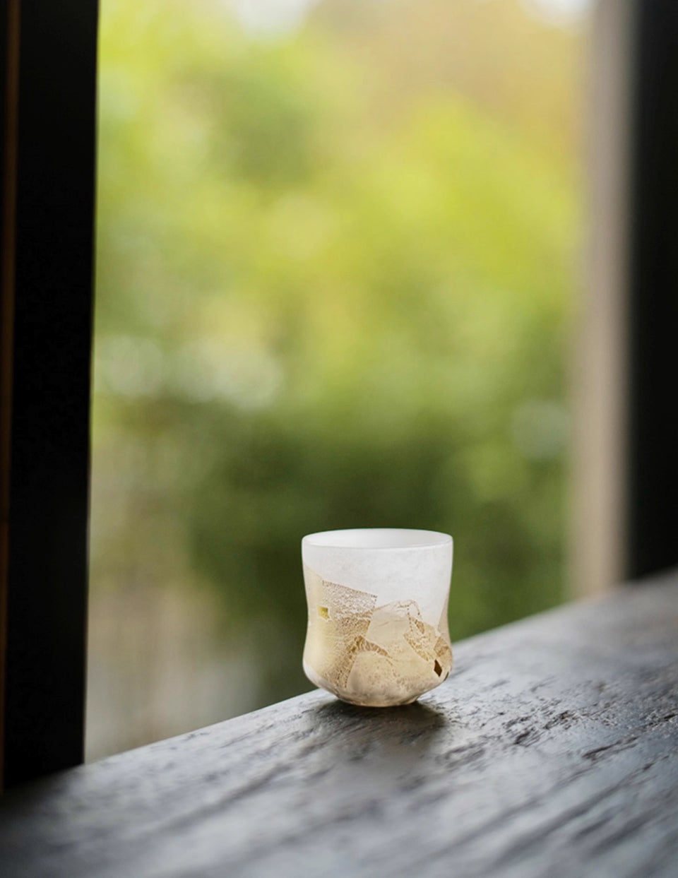 Winter Frost Master Cup by Qin Glass
