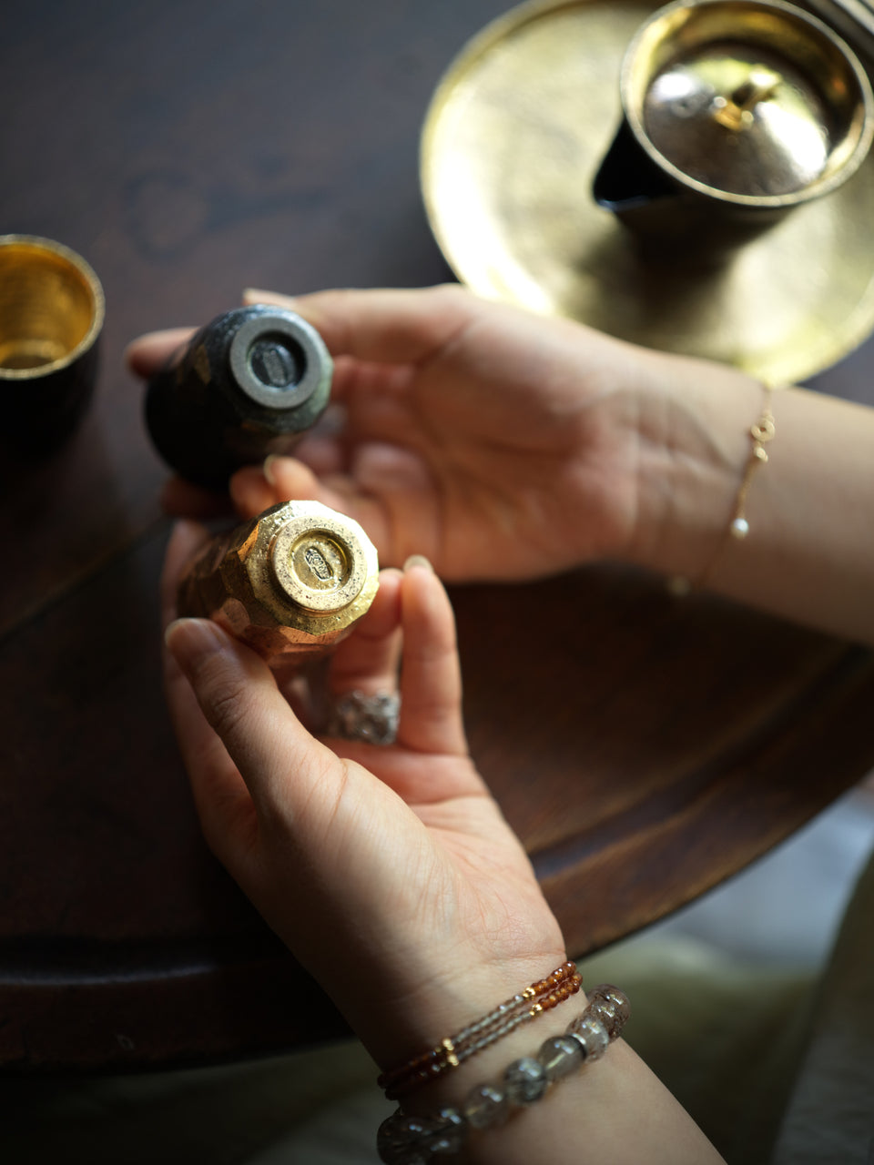 Faceted Onyx Host Cup by Chengwei