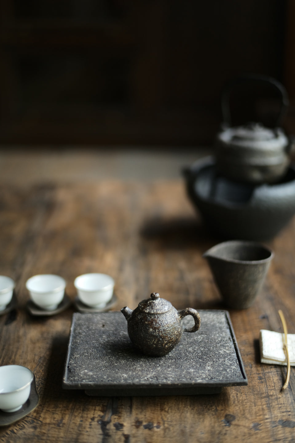 Natural Earth Textured Teapot #5 by Chengwei
