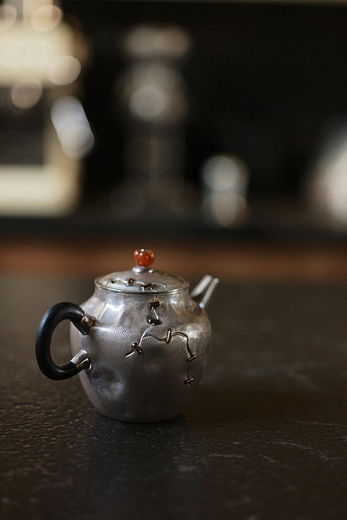 Pure silver classic Cheng Wei Teapot