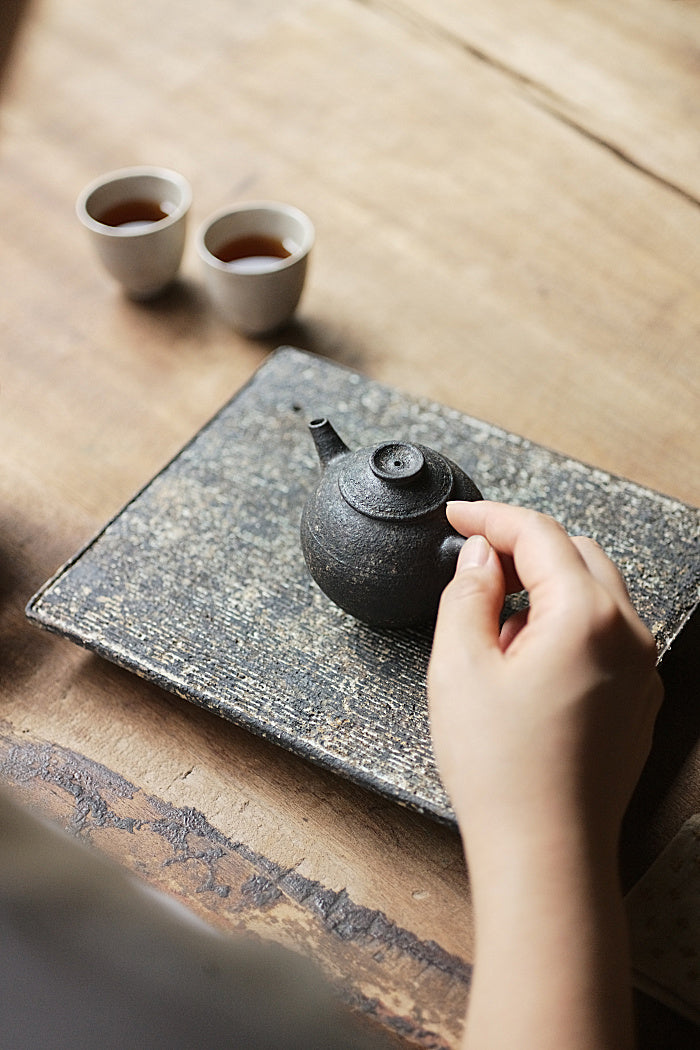 Natural Earth Textured Teapot #2