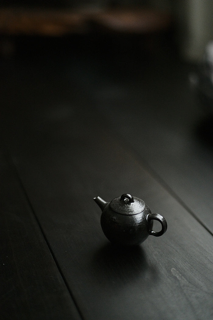 Hand-Crafted Black Pottery Teapot Series 2