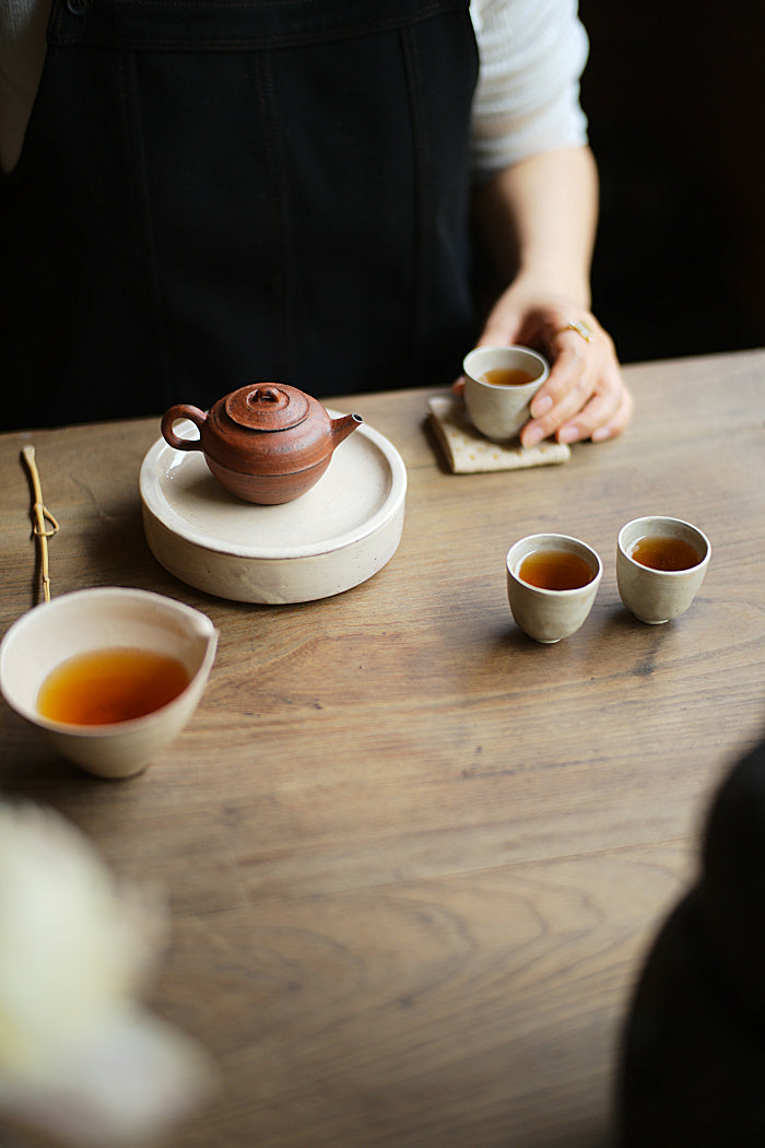 Red Powder "Hui Shan" Teapot