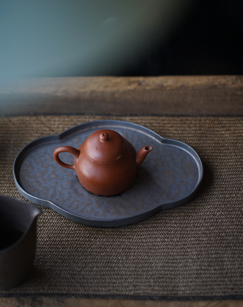 Metal-glazed Haitang Hucheng Tea Tray