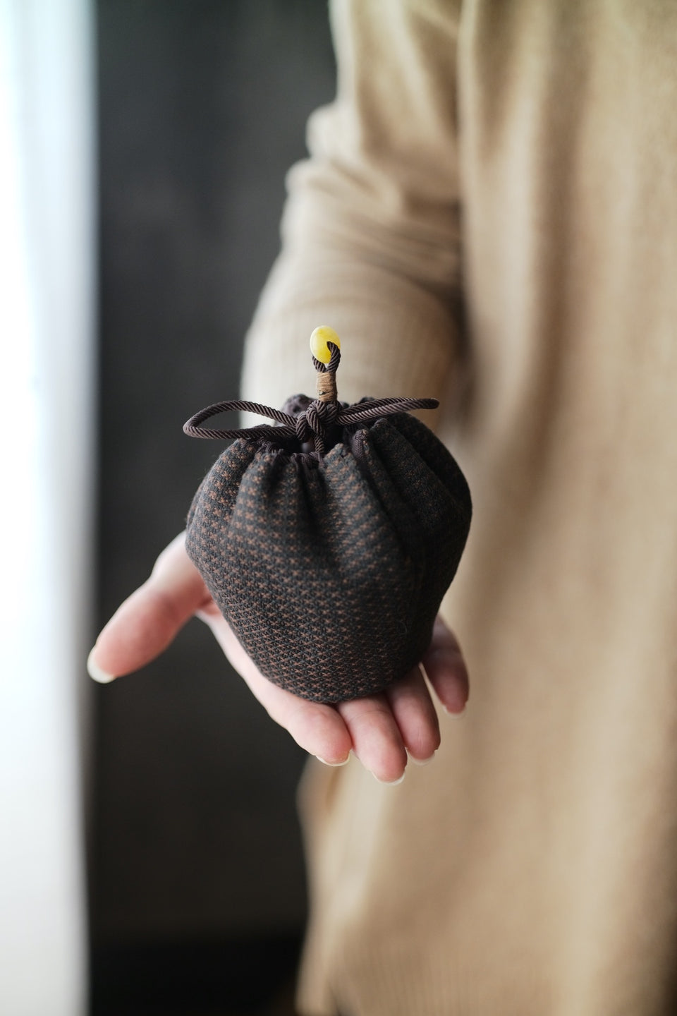 Hand-Woven Tea Set Bags - Dark Chocolate