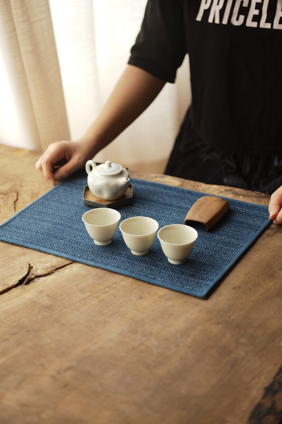 Traditional Two-Sided Tea Mat