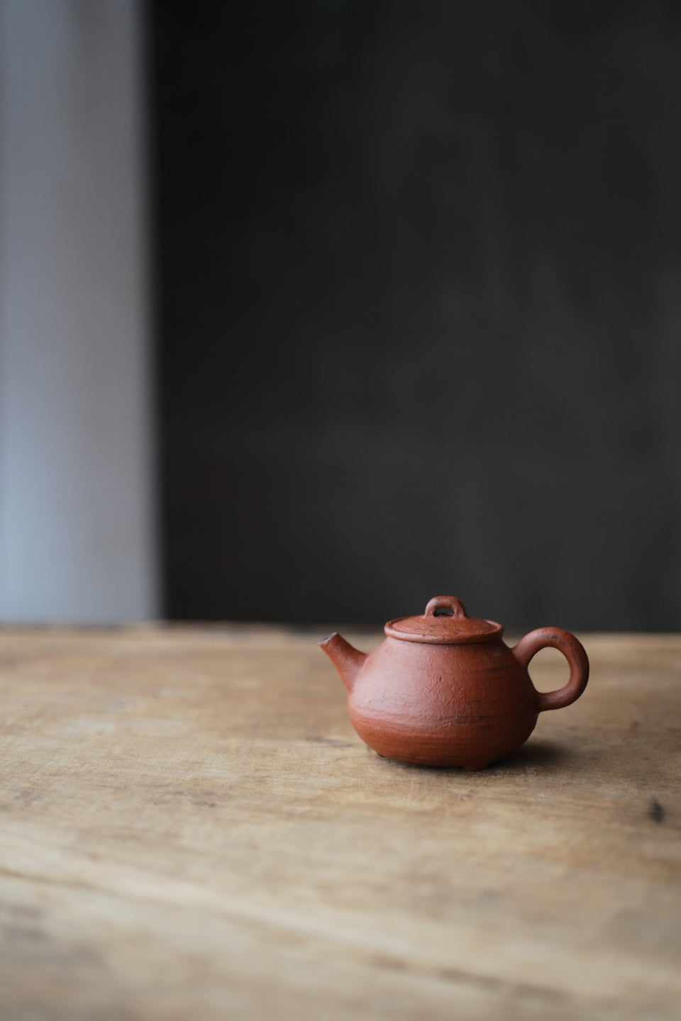 Hui Shan Red Clay Teapot - Round