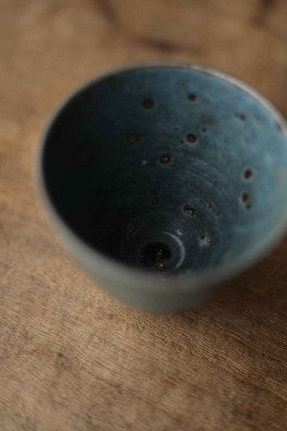 Peacock Blue Kiln-fired Teacups
